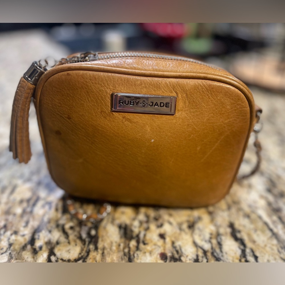 Ruby Jade Lily Crossbody Purse